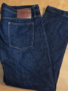 Vintage Unbranded Jeans Dark Blue Straight Jeans